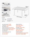 Indoor hydroponic system with 36 sites for efficient, space-saving vegetable and herb cultivation at home or in small spaces.