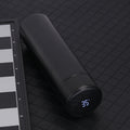 Smart water bottle with a sleek design, featuring a digital display for monitoring and maintaining ideal drinking temperature.