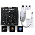 Starry Sky bedside lamp emitting soft, cozy light, perfect for relaxing nights and creating a calming bedroom ambiance.